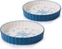 Wisenvoy Pie Pan Tart Pan Quiche Ceramic Pie Dish Pie Plate Tart Pans 9 inch Tart Pan Deep Dish Pie Pan Quiche Pan