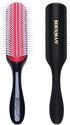 Denman Classic Styling Brush 9 Row - D4 - Hair Brush for Separating, Shaping & Defining Curls - Blow-Drying, Styling & Detangling Brush – Black