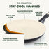 GreenPan Rio Healthy Ceramic Nonstick 12" Frying Pan Skillet, PFAS-Free, Dishwasher Safe, Black