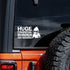 Huge Financial Burden on Board Funny Decal Vinyl Sticker Auto Car Truck Wall Laptop | White |6.5" x 3"