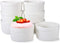 Ramekin Bowls 8OZ,WERTIOO 8 PCS Bakeware Set for Baking and Cooking, Oven Safe Sleek Porcelain Colorful Ramikins for Pudding, Creme Brulee, Custard Cups and Souffle Small instant table tray