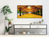 Pyradecor Large Orange Trees Giclee Canvas Prints Wall Art Paintings Pictures for Living Room Bedroom Home Office Decor - Far Seeing Modern Stretched and Framed Autumn Forest Landscape Artwork