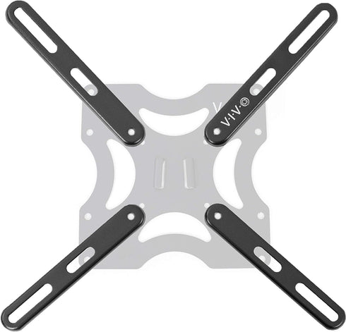 VIVO Steel VESA Extension Mount Adapter Brackets for Screens 32 to 55 inch LCD LED TV, Conversion Plate Kit for VESA up to 400x400mm, MOUNT-AD400B