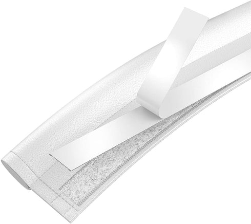 McDILS Under Door Draft Blocker White - Door Draft Stopper 32 to 38 inches - Weatherproofing Door Seal Strip - Draft Stopper for Bottom of Door - Noice Reduction Sound Proof Door Draft Blocker White