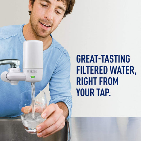 Brita Filter Replacement Faucet Mount, 2, Chrome