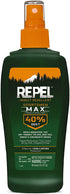 Repel 24101 Bee Sportsmen Max Formula Spray Pump 40% DEET, 2/6-Oun, 6 ounce - 2 pack, Green
