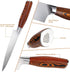 TUO Chef Knife- Kitchen Chef s Knife - High Carbon German Stainless Steel Cutlery - Rust Resistant - Pakkawood Handle - Luxurious Gift Box Included - 7 - Fiery Phoenix Series