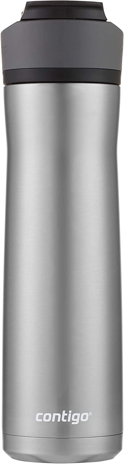 Contigo AUTOSPOUT Water Bottle, 24oz, Licorice Lid