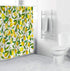 Yeacun Lemon Shower Curtain 72" x 72", Cute Shower Curtains with 12 Hooks, Waterproof Curtain for Bathroom, Fabric Bathroom Shower Curtain, Allover Fruits Shower Curtain Lemon Green Leaves
