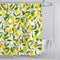 Yeacun Lemon Shower Curtain 72" x 72", Cute Shower Curtains with 12 Hooks, Waterproof Curtain for Bathroom, Fabric Bathroom Shower Curtain, Allover Fruits Shower Curtain Lemon Green Leaves