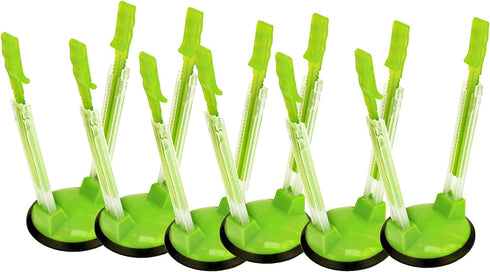 Baggy Rack - (6 Pack) Sandwich Bag Racks, Clip Food Storage Bags Onto Holder, Best Opener for Freezer & Storage Baggie - Ideal Plastic Kitchen, No Hassle Cooking Gadget Solutions For a Clean Pour