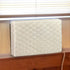 Homydom AC Cover Indoor, Air Conditioner Cover Inside AC Unit Cover Double Insulation Defender, High Elasticity, Light Yellow M-25"x 16"x 3.5"(L x H x D)