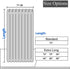 Extra Long Shower Curtain with 84 inch Height, Fabric, Waffle Weave, Hotel Luxury Spa, Water Repellent, Machine Washable, 230 GSM Heavy Duty, White Pique Pattern Decorative Bathroom Curtain