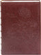 Golden State Art, Maroon Scroll Embossed Faux Leather Cover Photo Album, Holds 300 4x6 Pictures, 3 Per Page