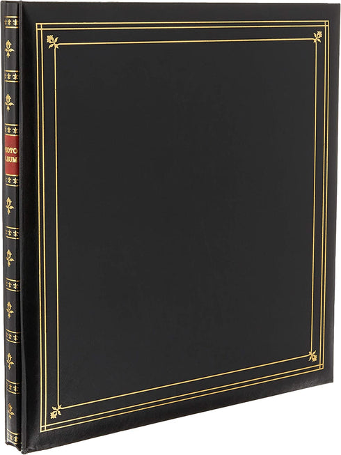 Pioneer Photo Albums 300-Pocket Post Bound Leatherette Cover Photo Album for 3.5 by 5.25-Inch Prints, Black