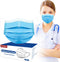 100 Pack Premium Disposable Face Masks Medical Grade -3 Ply Face Mask for Adults -USA Made Masks, Comfortable,Soft, Breathable