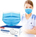 100 Pack Premium Disposable Face Masks Medical Grade -3 Ply Face Mask for Adults -USA Made Masks, Comfortable,Soft, Breathable