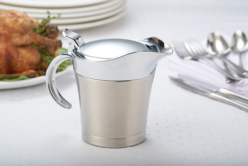 Fox Run Gravy and Sauce Container, Stainless Steel