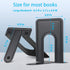 HappyHapi Bookend Supports, Heavy Duty Metal Black Bookend Support, 6 x 5 x 6 Inch, Set of 7 Pairs