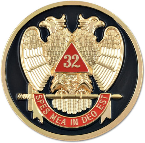 Scottish Rite Black Auto Emblem