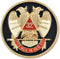 Scottish Rite Black Auto Emblem
