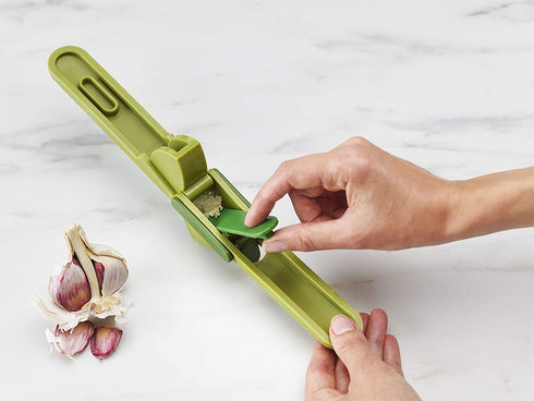 Joseph Joseph CleanForce Garlic Press Mincer, One Size, Green