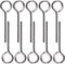 PAGOW 10 Pack 5/32" Standard Hex Dogging Key with Full Loop, Allen Wrench Door Key for Christmas Festival Party Decoration Hurricane Protection Push Bar Panic Exit Devices?0.84" x 2.78"