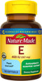 Nature Made Vitamin E 267 mg (400 IU) d-Alpha, Dietary Supplement for Antioxidant Support, 100 Softgels, 100 Day Supply