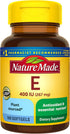 Nature Made Vitamin E 267 mg (400 IU) d-Alpha, Dietary Supplement for Antioxidant Support, 100 Softgels, 100 Day Supply