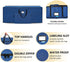 Christmas Tree Storage Bag, Assembled Holiday Tree, Waterproof Christmas Tree Storage, Fits Up to 7.5 ft Tall Artificial Disassembled Trees, Extra Large Heavy Duty Storage Container with Handles (Navy, 47"x15"x20")