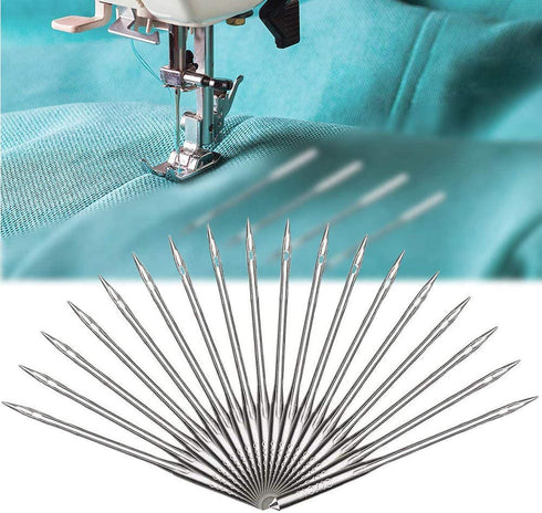 Sewing Machine Needles, 50 Count, Universal Regular Point for Singer, Brother, Janome, Varmax, Sizes HAX1 65/9, 75/11, 90/14, 100/16, 110/18