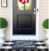 AAZZKANG Welcome Mat Home Sweet Home Doormat with Non Slip Rubber Backing Durable Outdoor Door Mat Easy Clean Heavy Duty Indoor Mats for Front Door Entrance