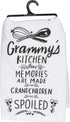 Primitives by Kathy Grammy Towel Set - Grammy is The Name Spoiling and Grammy's Kitchen Where Memories