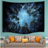 Forest Starry Tapestry Wall Tapestry Wall Hanging Galaxy Tapestry Hippie Milky Way Tapestry Sky Tapestry Tree Tapestry Night Sky Tapestry Mandala Bohemian Tapestry for Bedroom Dorm Decor