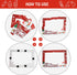 Christmas Photo Booth Props Kit, 32PCS Photo Props with Large Photo Booth Frame (20x28?), DIY Christmas Picture Props Selfie Accessories, Perfect for Xmas Holiday Party Decoration