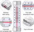 GERUSEA 12 Pack Fridge Refrigerator Freezer Thermometer
