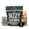 Bizzy Organic Cold Brew Coffee | Espresso Blend | Coarse Ground Coffee | Micro Sifted | Specialty Grade | 100% Arabica | Brew Bags | 4 Count | Makes 14 Cups