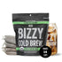 Bizzy Organic Cold Brew Coffee | Espresso Blend | Coarse Ground Coffee | Micro Sifted | Specialty Grade | 100% Arabica | Brew Bags | 4 Count | Makes 14 Cups