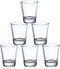 Shot Glass Set, 100% Clean 100% Wipe Glass Shot Glasses, 1.5 oz, Set of 6, Clear Shot Glasses