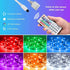 LED Lights for Bedroom 32.8ft, RGB LED Light Strips, 5050 LED Color Changing Tape Light with 44 Key Remote and 12V Power Supply, LED Lights for Room, TV Backlight, Kitchen, Bar