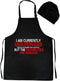 Zanyuan Technology Currently Unsupervised Novelty Graphic Sarcaic Mens Very Funny Kitchen Apron Chef Hat, Unisex - Black (Currently Unsupervised)