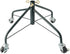 EZYDECOR Metal Christmas Tree Stand for Artificial Tree 17.7" Folding Stand with Rolling Wheels (Green)