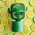 Personal Fan Small Desktop USB Desk Fan, Cactus Mini Handheld Table Rechargeable 80 Degree Auto Rotation Portable Fans, 3 Speeds Strong Wind, Quiet Operation Fan for Room Home Office Outdoor Travel