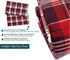 PAVILIA Christmas Plaid Blanket | Sherpa Fleece Flannel Throw Blanket | Christmas Plaid Warm Plush Microfiber Blanket for Couch Sofa | 60x80 Inches