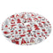 Gnomes Design Challenge Christmas Tree Skirt,36 Inch Christmas White Fluffy Tree Skirt for Christmas Decorations for Xmas Party and Holiday