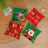 Neatee Living Merry Christmas Pillow Covers 20x20 Set of 4 Velvet Cases Red Green Xmas Holiday Throw Soft Tree Cushion for Outdoor Home Bed Sofa Couch(20 Inch)