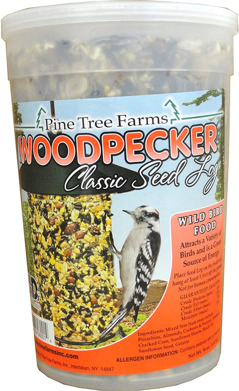 Pine Tree Farms Woodpecker Classic Seed Log