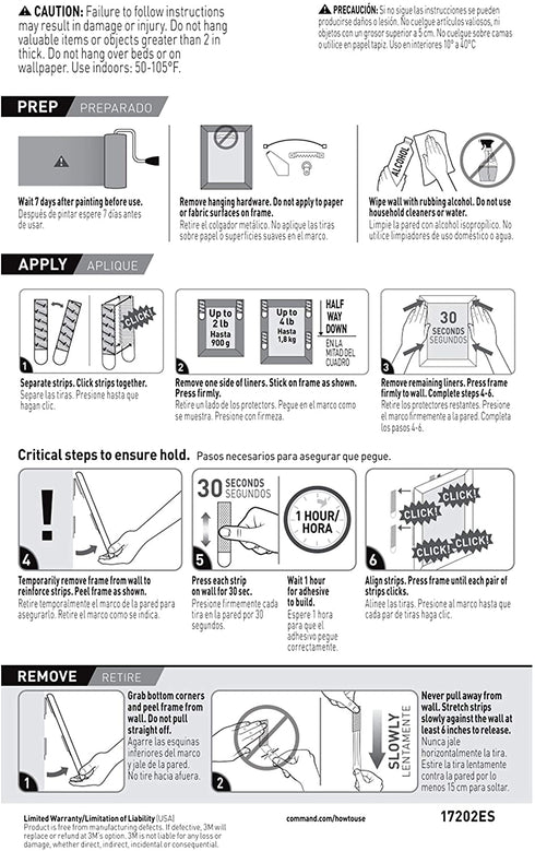 Command Small Picture Hanging Strips, 18-Pairs (36-Strips), Decorate Damage-Free, Easy to Open Packaging