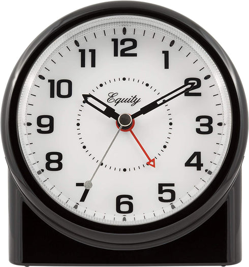 Equity by La Crosse 14080 Analog Night Vision Alarm Clock, Pack of 1, Black