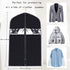 Garment Bag Suit Bag for Travel and Storage, Breathable 40 inch Suit Jacket Covers Clothes Bags with Clear Window Dust Proof Protector for Suit Coat, Jacket (40˜™ x 24˜™ - 5 pcs)